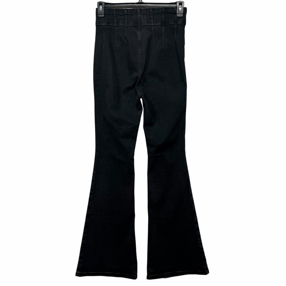 Free People We The Free Jayde Flare Jeans Size 30 – Super High Rise Stretch - Picture 8 of 12